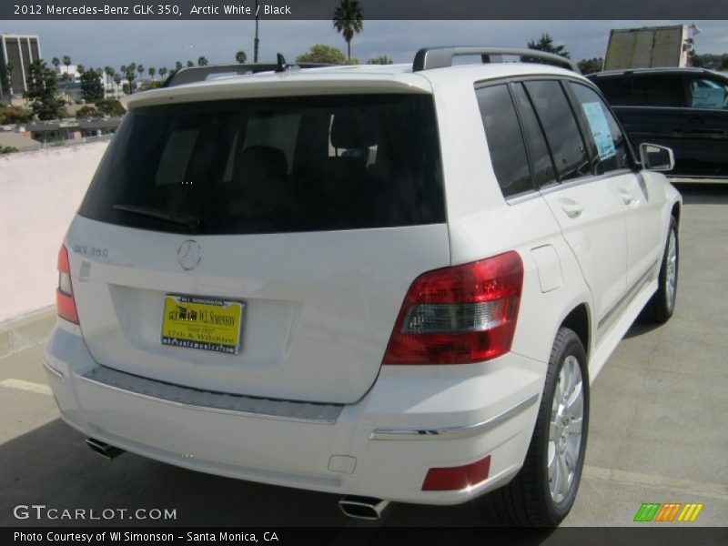 Arctic White / Black 2012 Mercedes-Benz GLK 350