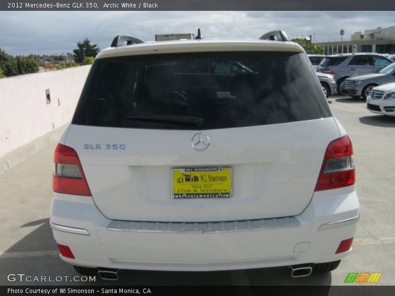 Arctic White / Black 2012 Mercedes-Benz GLK 350