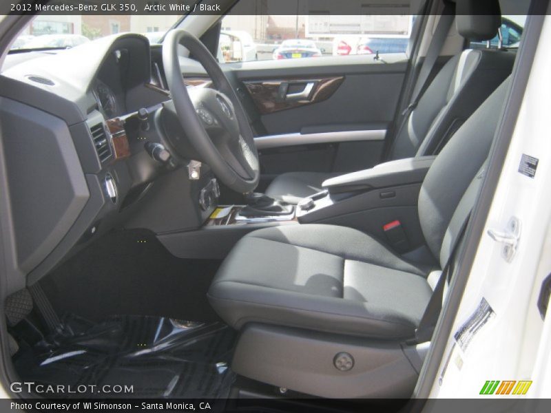 Arctic White / Black 2012 Mercedes-Benz GLK 350