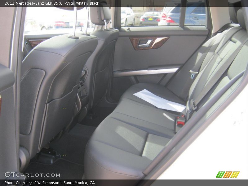 Arctic White / Black 2012 Mercedes-Benz GLK 350