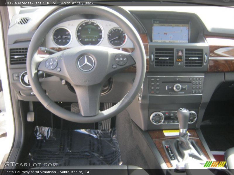 Arctic White / Black 2012 Mercedes-Benz GLK 350