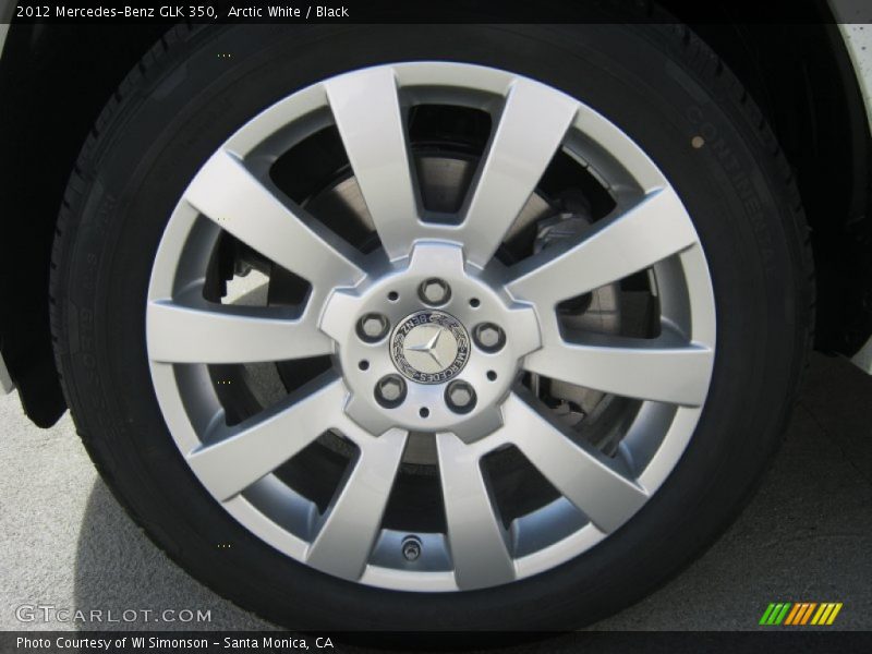 Arctic White / Black 2012 Mercedes-Benz GLK 350
