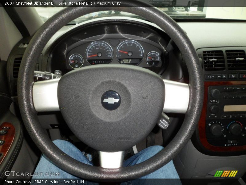 Silverstone Metallic / Medium Gray 2007 Chevrolet Uplander LT