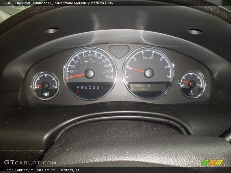 Silverstone Metallic / Medium Gray 2007 Chevrolet Uplander LT