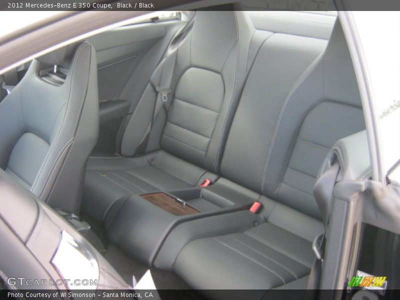 Black / Black 2012 Mercedes-Benz E 350 Coupe