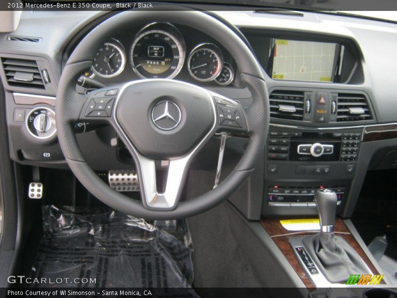 Black / Black 2012 Mercedes-Benz E 350 Coupe