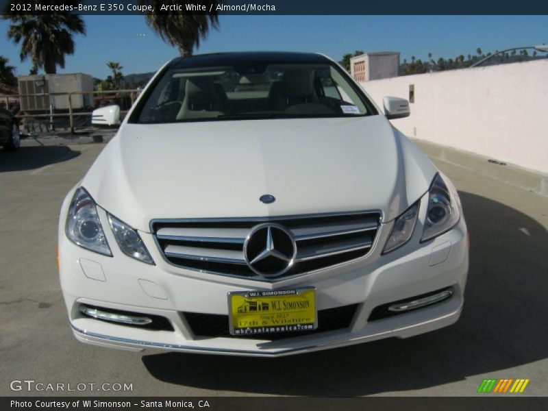 Arctic White / Almond/Mocha 2012 Mercedes-Benz E 350 Coupe