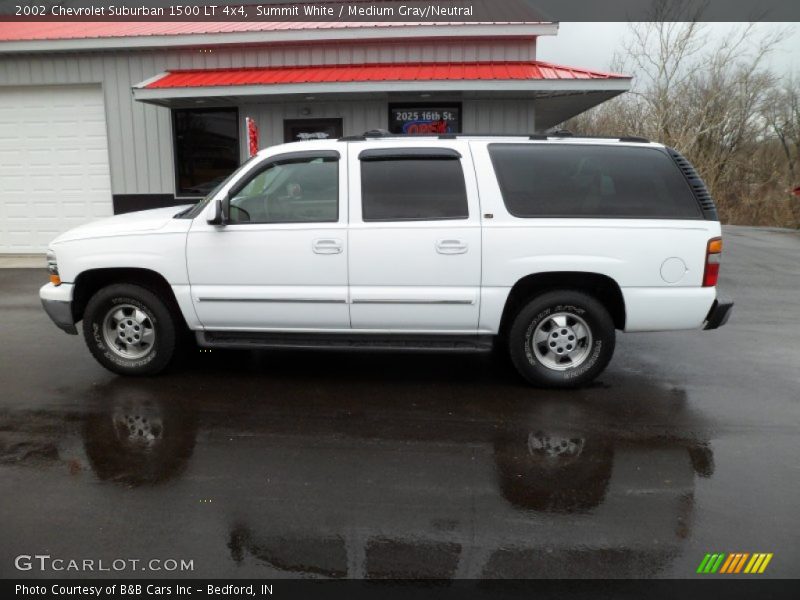Summit White / Medium Gray/Neutral 2002 Chevrolet Suburban 1500 LT 4x4