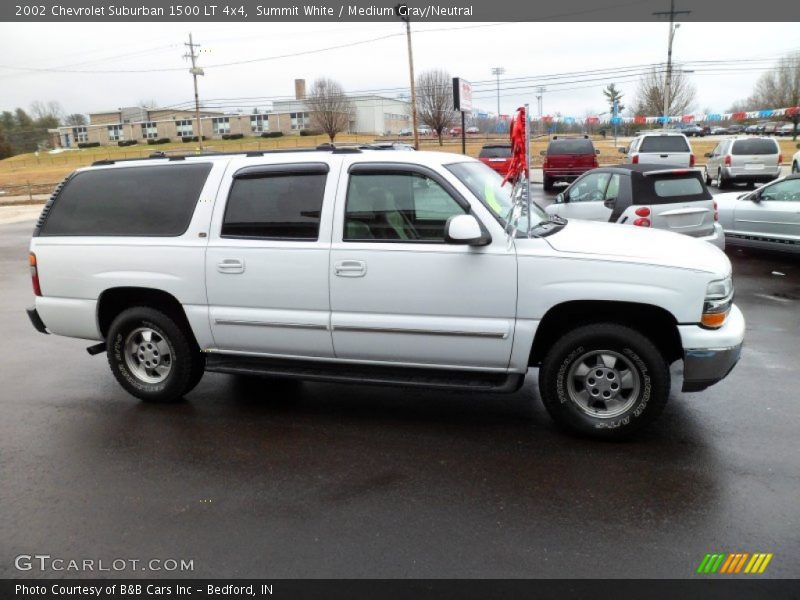 Summit White / Medium Gray/Neutral 2002 Chevrolet Suburban 1500 LT 4x4