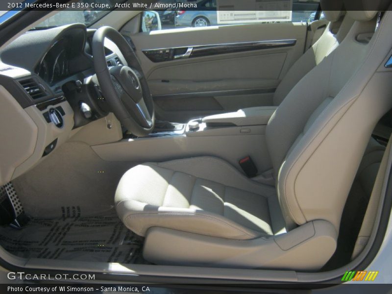 Arctic White / Almond/Mocha 2012 Mercedes-Benz E 350 Coupe
