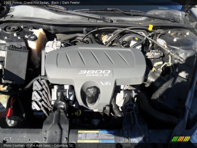 Black / Dark Pewter 2005 Pontiac Grand Prix Sedan