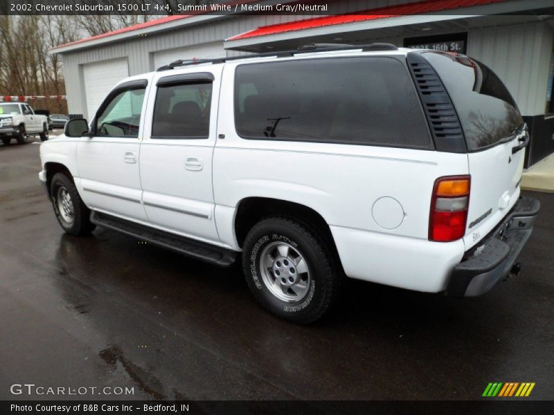 Summit White / Medium Gray/Neutral 2002 Chevrolet Suburban 1500 LT 4x4