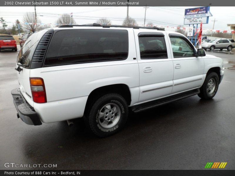 Summit White / Medium Gray/Neutral 2002 Chevrolet Suburban 1500 LT 4x4