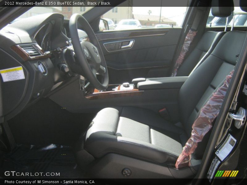 Black / Black 2012 Mercedes-Benz E 350 BlueTEC Sedan