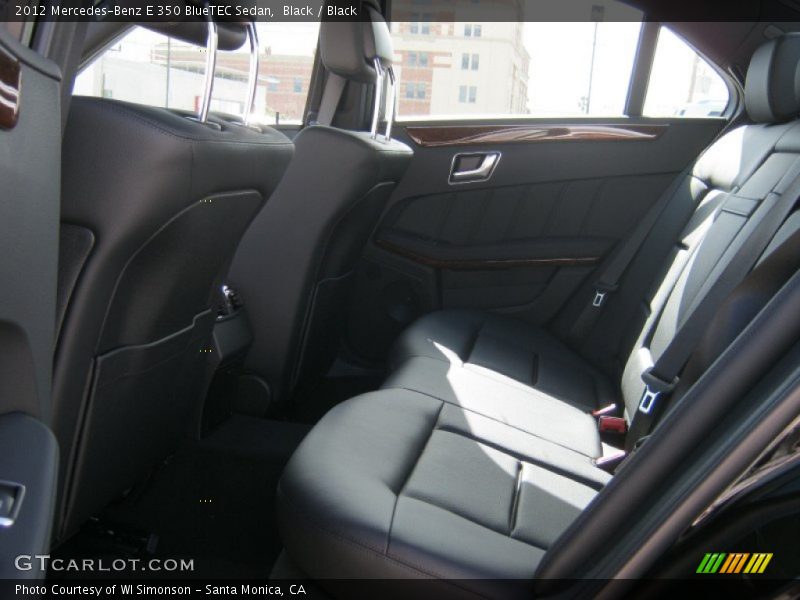Black / Black 2012 Mercedes-Benz E 350 BlueTEC Sedan