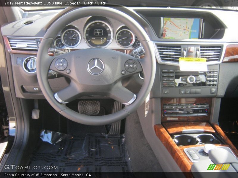 Black / Black 2012 Mercedes-Benz E 350 BlueTEC Sedan
