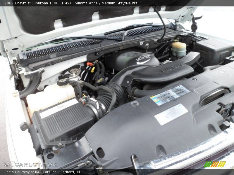 Summit White / Medium Gray/Neutral 2002 Chevrolet Suburban 1500 LT 4x4