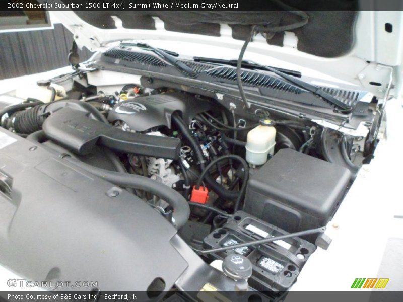 Summit White / Medium Gray/Neutral 2002 Chevrolet Suburban 1500 LT 4x4