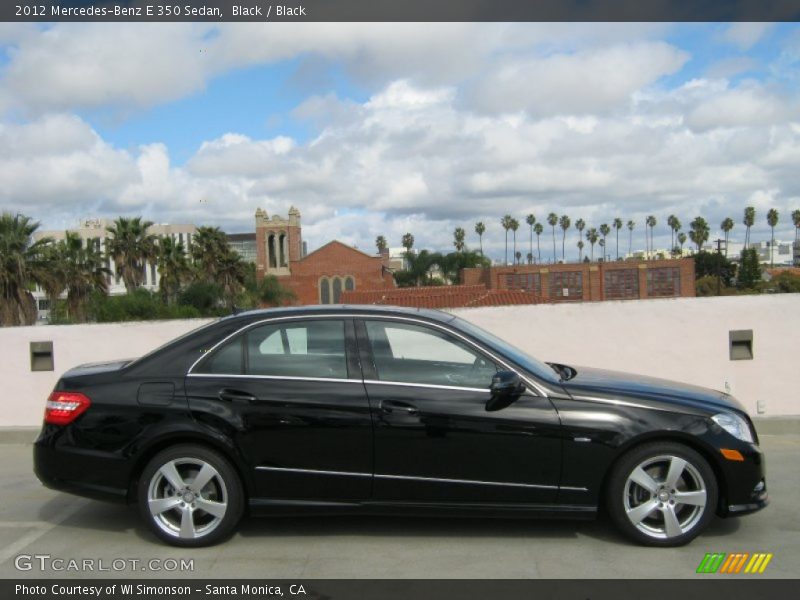 Black / Black 2012 Mercedes-Benz E 350 Sedan