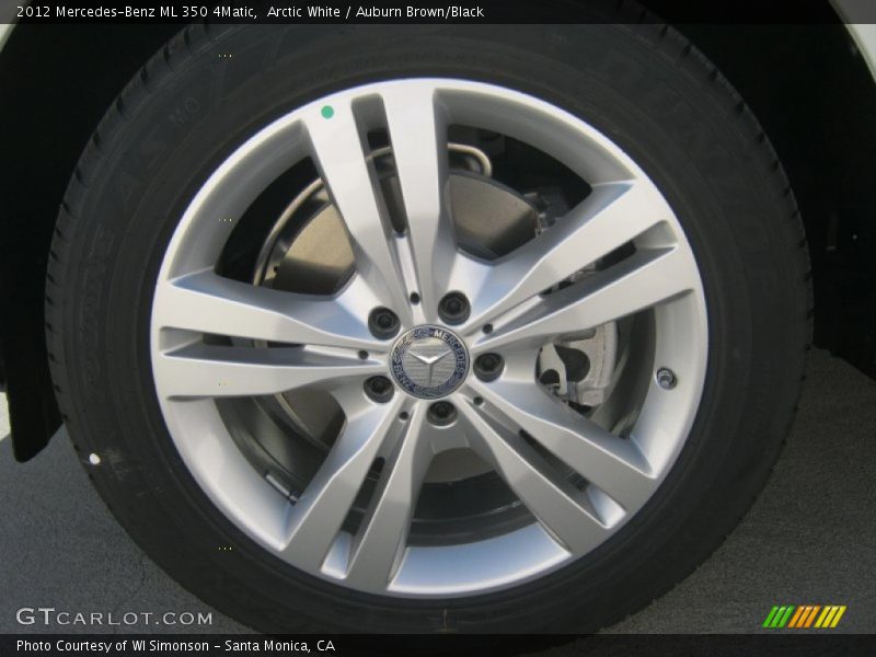 Arctic White / Auburn Brown/Black 2012 Mercedes-Benz ML 350 4Matic