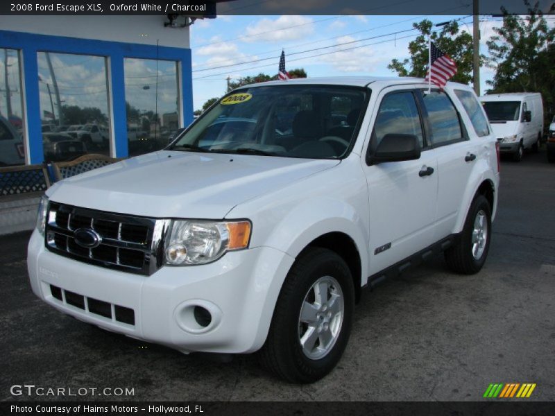 Oxford White / Charcoal 2008 Ford Escape XLS