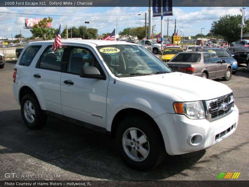 Oxford White / Charcoal 2008 Ford Escape XLS
