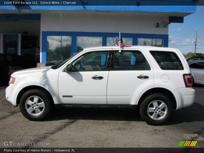 Oxford White / Charcoal 2008 Ford Escape XLS