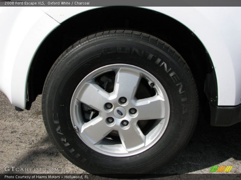 Oxford White / Charcoal 2008 Ford Escape XLS