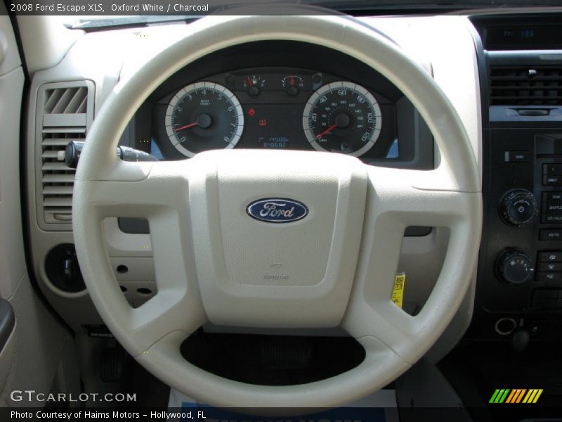 Oxford White / Charcoal 2008 Ford Escape XLS