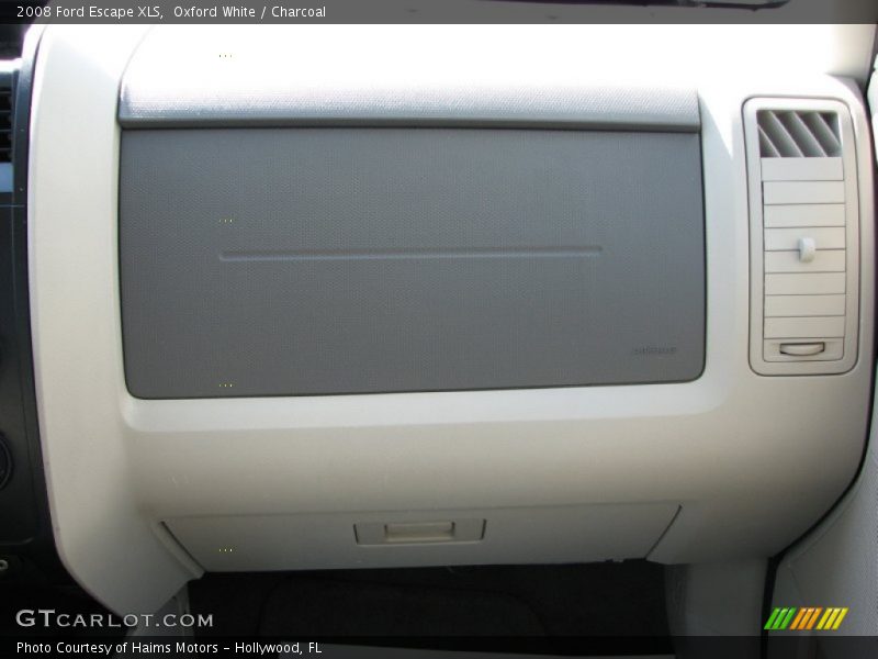 Oxford White / Charcoal 2008 Ford Escape XLS