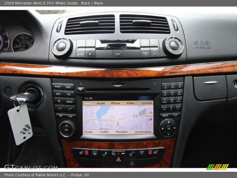 Black / Black 2009 Mercedes-Benz E 350 4Matic Sedan