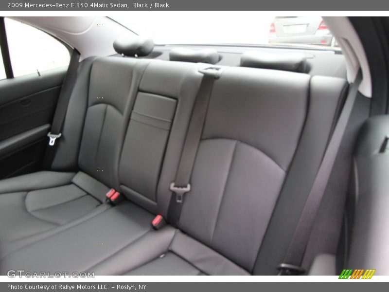 Black / Black 2009 Mercedes-Benz E 350 4Matic Sedan