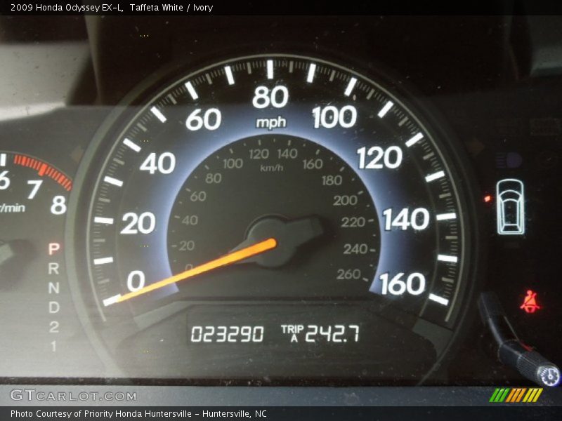 Taffeta White / Ivory 2009 Honda Odyssey EX-L