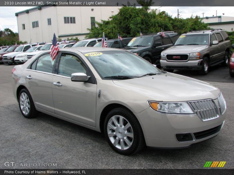 Smoke Stone Metallic / Light Camel 2010 Lincoln MKZ FWD