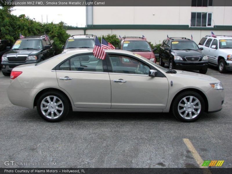 Smoke Stone Metallic / Light Camel 2010 Lincoln MKZ FWD