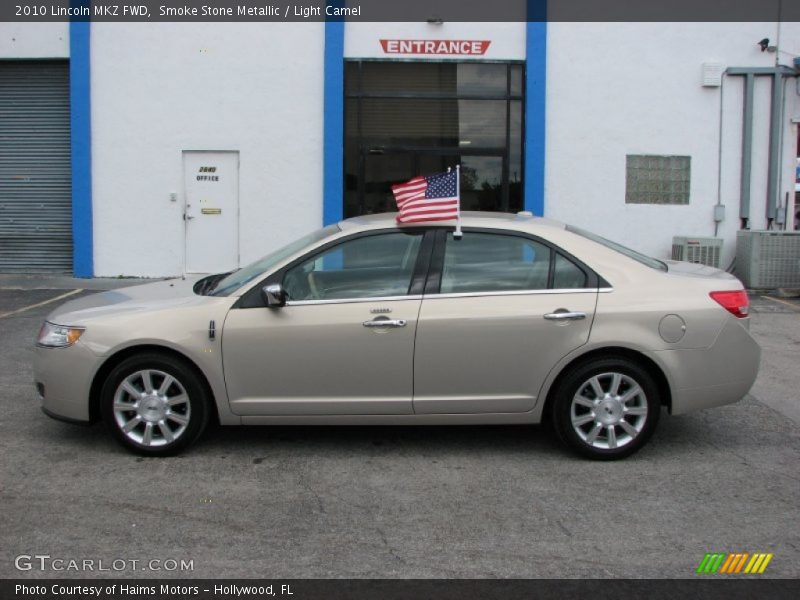 Smoke Stone Metallic / Light Camel 2010 Lincoln MKZ FWD