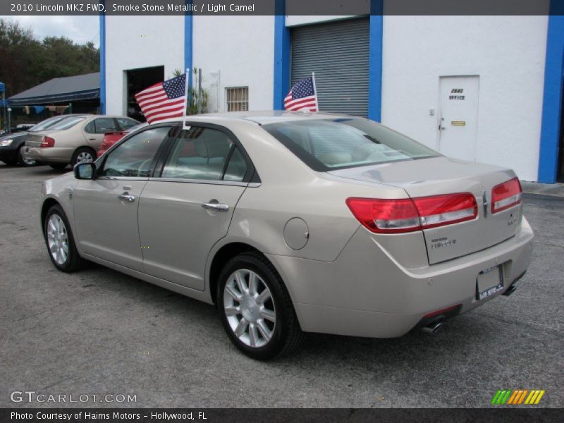 Smoke Stone Metallic / Light Camel 2010 Lincoln MKZ FWD