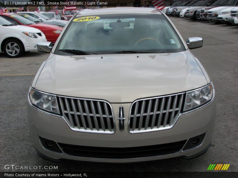 Smoke Stone Metallic / Light Camel 2010 Lincoln MKZ FWD