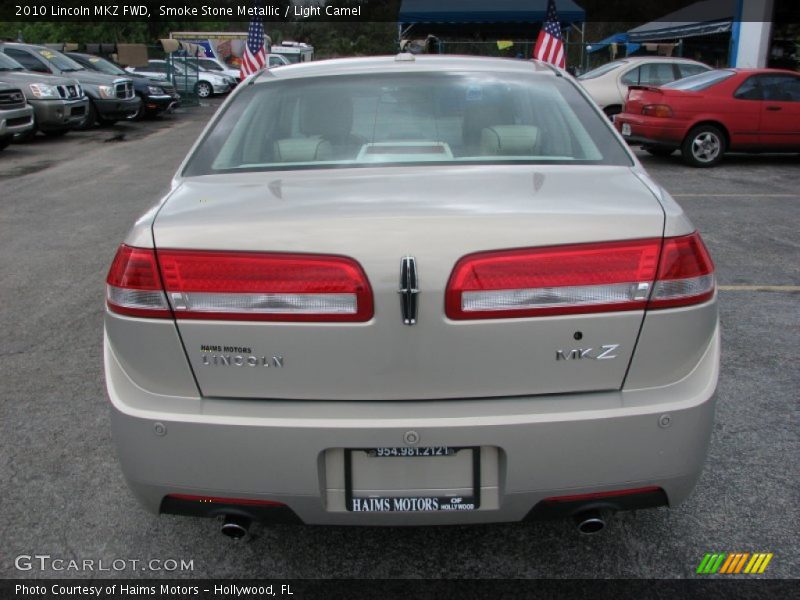 Smoke Stone Metallic / Light Camel 2010 Lincoln MKZ FWD