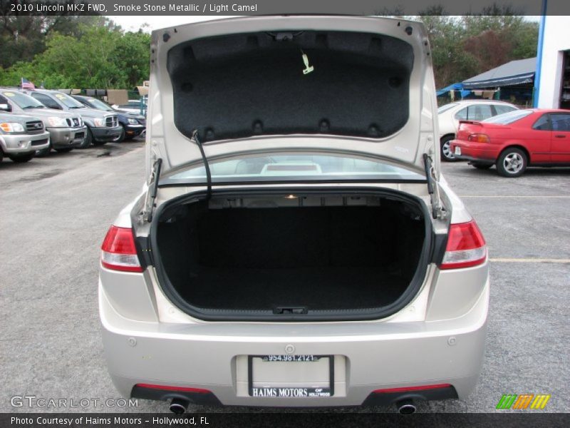 Smoke Stone Metallic / Light Camel 2010 Lincoln MKZ FWD