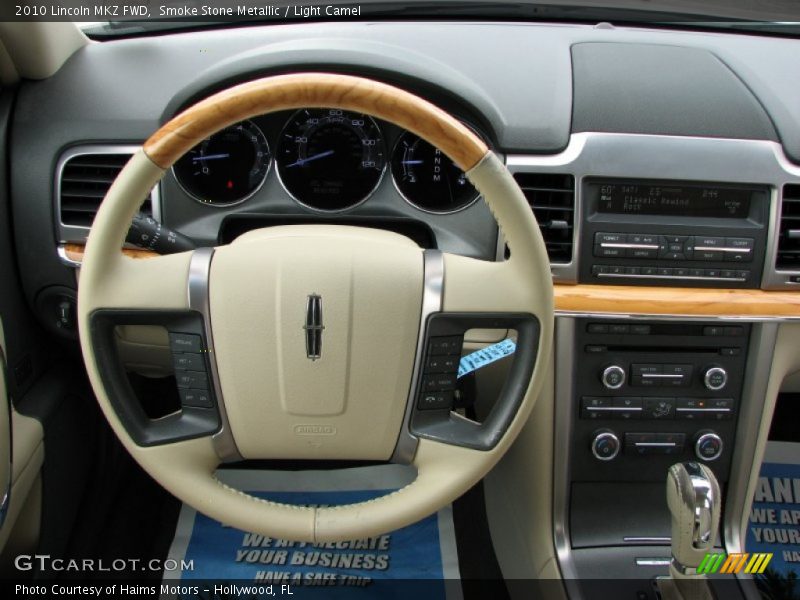 Smoke Stone Metallic / Light Camel 2010 Lincoln MKZ FWD