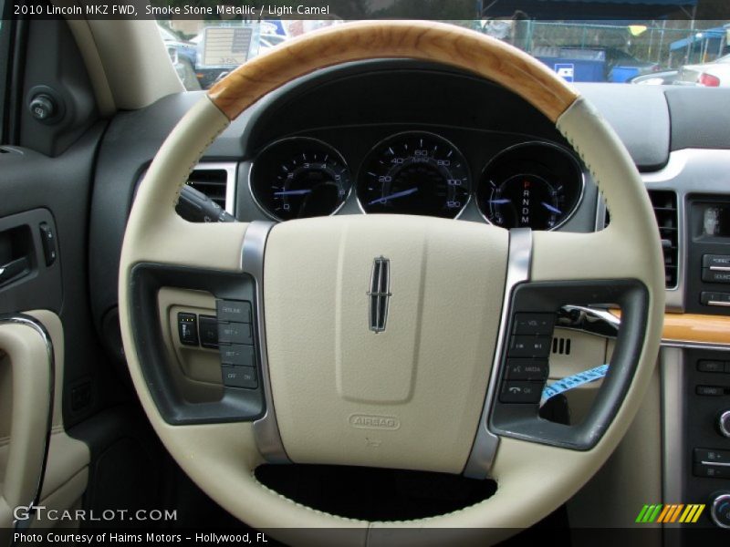 Smoke Stone Metallic / Light Camel 2010 Lincoln MKZ FWD