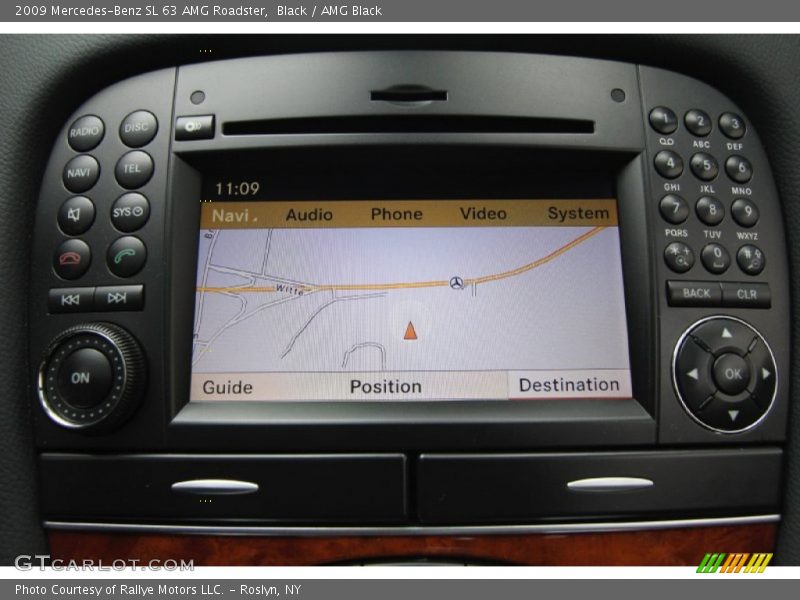 Navigation of 2009 SL 63 AMG Roadster