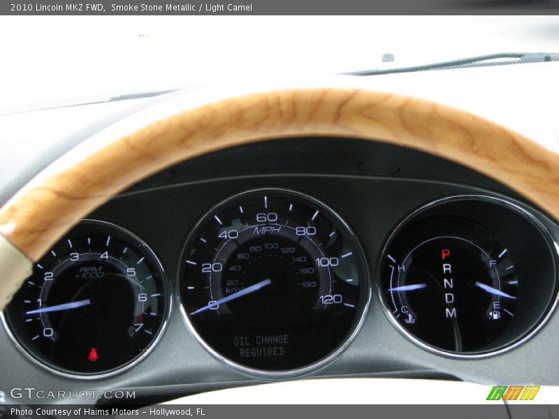 Smoke Stone Metallic / Light Camel 2010 Lincoln MKZ FWD