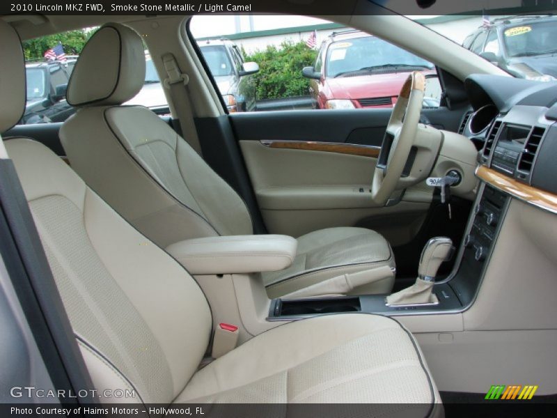Smoke Stone Metallic / Light Camel 2010 Lincoln MKZ FWD