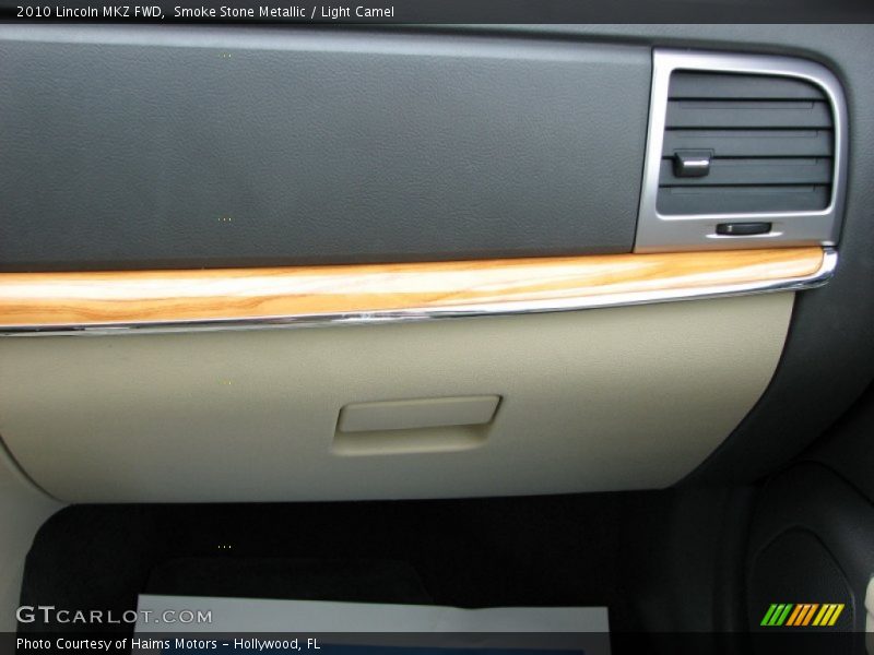 Smoke Stone Metallic / Light Camel 2010 Lincoln MKZ FWD