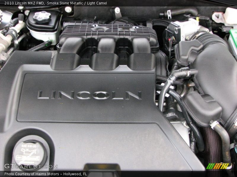 Smoke Stone Metallic / Light Camel 2010 Lincoln MKZ FWD
