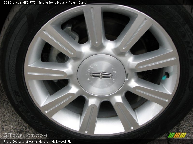 Smoke Stone Metallic / Light Camel 2010 Lincoln MKZ FWD