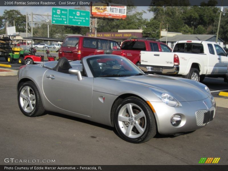 Cool Silver / Ebony 2006 Pontiac Solstice Roadster