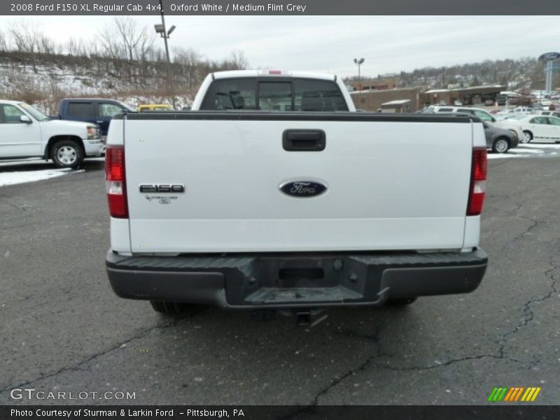 Oxford White / Medium Flint Grey 2008 Ford F150 XL Regular Cab 4x4